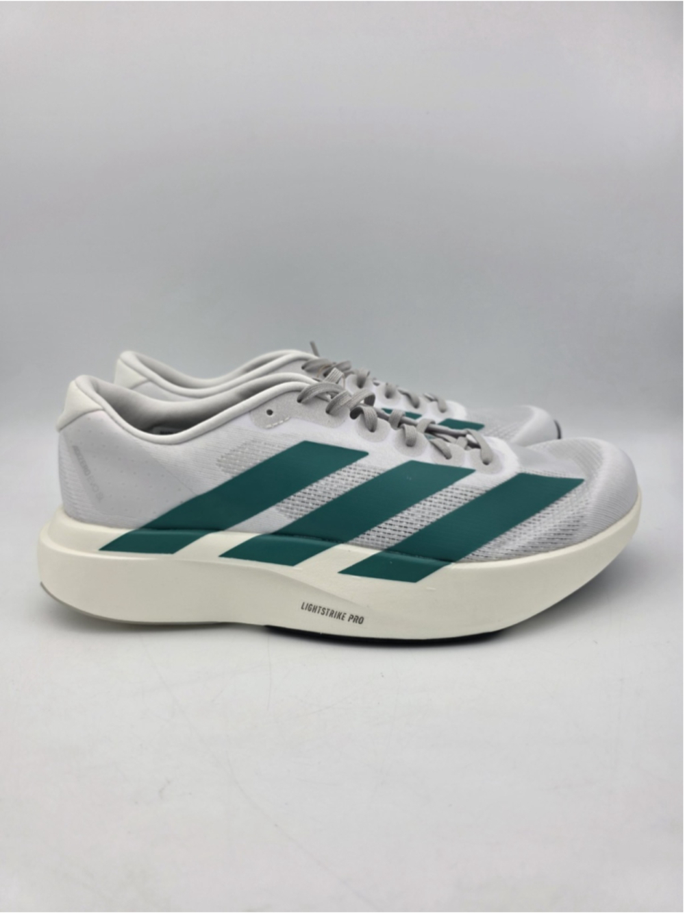 Adidas Adizero Evo SL White Pure Teal JS4451 Shoes Sneakers Womens Size 10.5